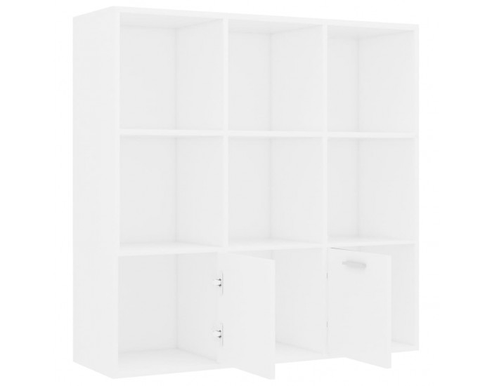 Sonata Библиотека, бяла, 98x30x98 см, ПДЧ