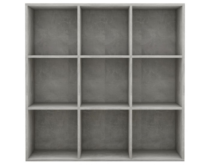 Sonata Шкаф библиотека, бетонно сива, 98x30x98 см, ПДЧ