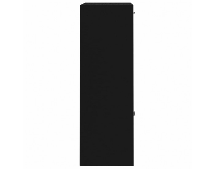 Sonata Шкаф за съхранение, черен, 60x29,5x90 см, ПДЧ