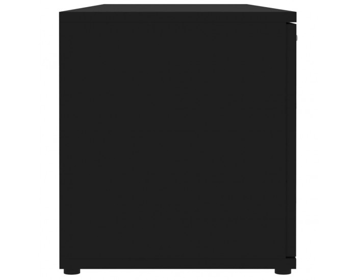 Sonata ТВ шкаф, черен, 120x34x37 см, ПДЧ
