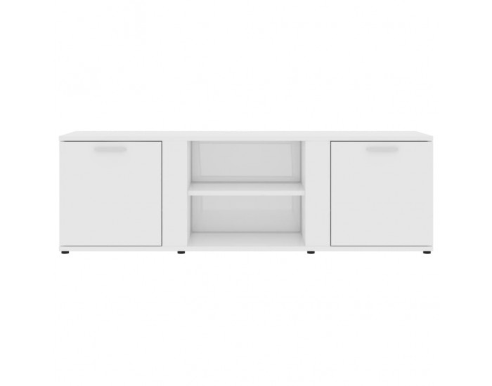 Sonata ТВ шкаф, бял гланц, 120x34x37 см, ПДЧ