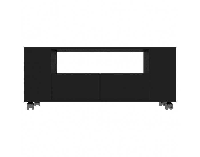Sonata ТВ шкаф, черен, 120x35x43 см, ПДЧ