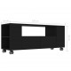 Sonata ТВ шкаф, черен, 120x35x43 см, ПДЧ