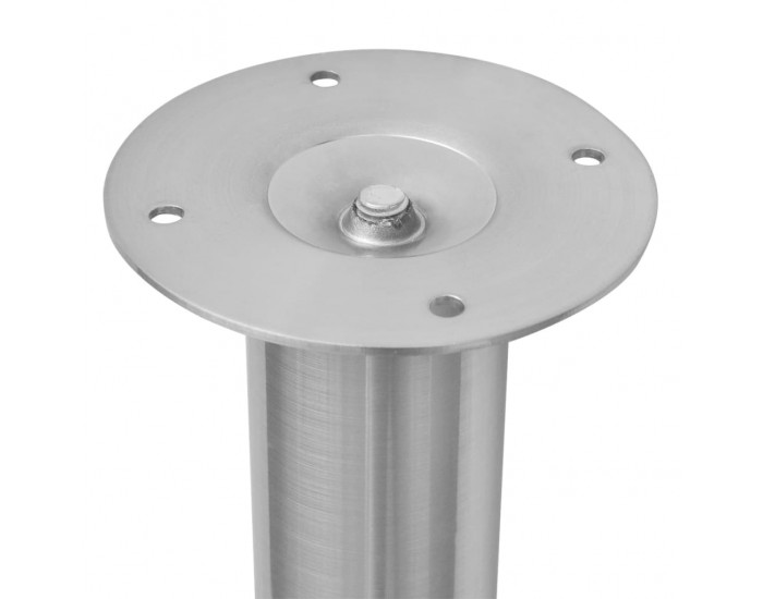 Sonata Телескопични крака за маса, 4 бр, матиран никел, 710 мм-1100 мм