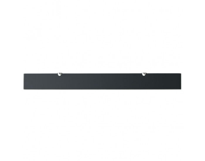 Sonata Подвижни рафтове, 2 бр, стъкло, 100x10 см, 8 мм