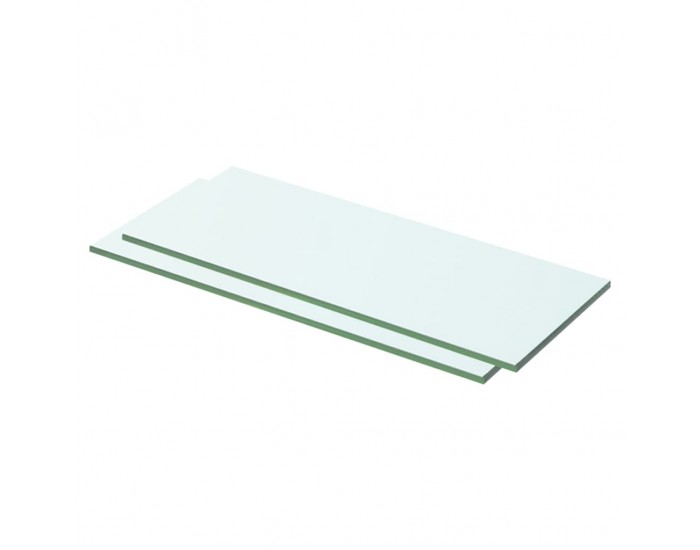 Sonata Рафтове, 2 бр, панели прозрачно стъкло, 50x15 см