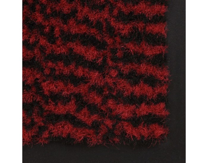 Sonata Правоъгълни изтривалки 2 бр усукани влакна 80x120 см червени