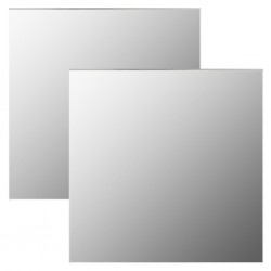 Sonata Стенни огледала, 2 бр, 60x60 см, квадратни, стъкло - Антре