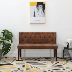 Sonata Пейка, 120 см, кафява, изкуствен велур - Мека мебел