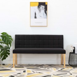Sonata Пейка, 140 см, черна, текстил - Мека мебел