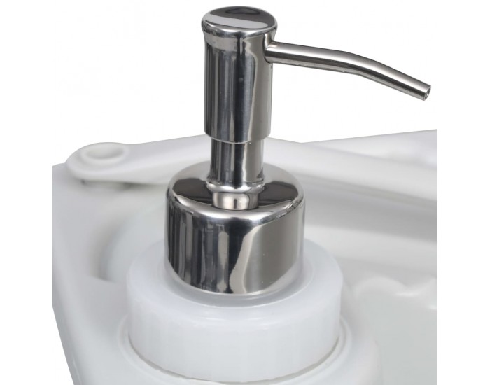 Sonata Преносима къмпинг мивка за ръце на стойка, сива, 20 л