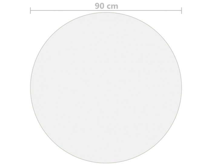 Sonata Протектор за маса, мат, Ø 90 см, 2 мм, PVC