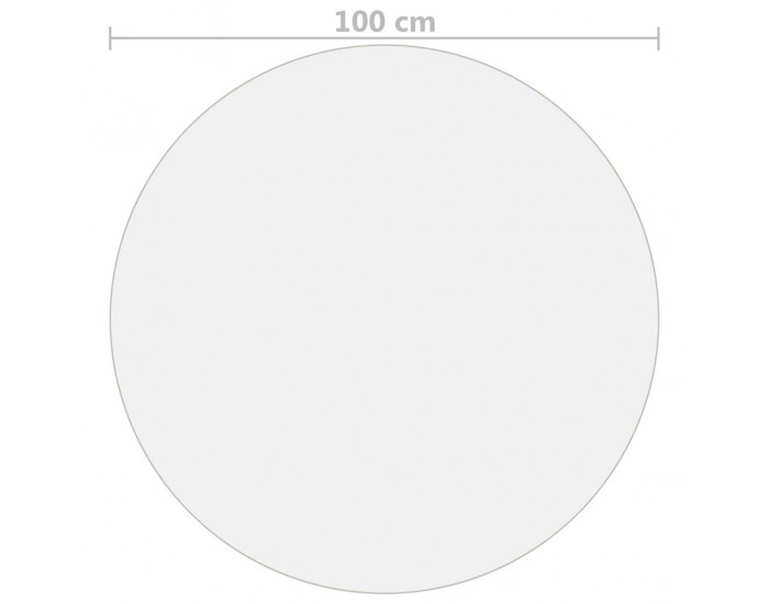 Sonata Протектор за маса, мат, Ø 100 см, 2 мм, PVC