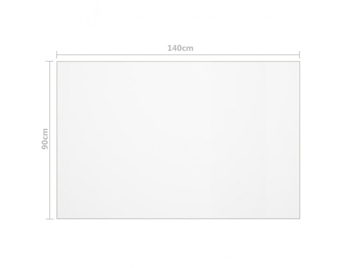 Sonata Протектор за маса, матов, 140x90 см, 2 мм, PVC
