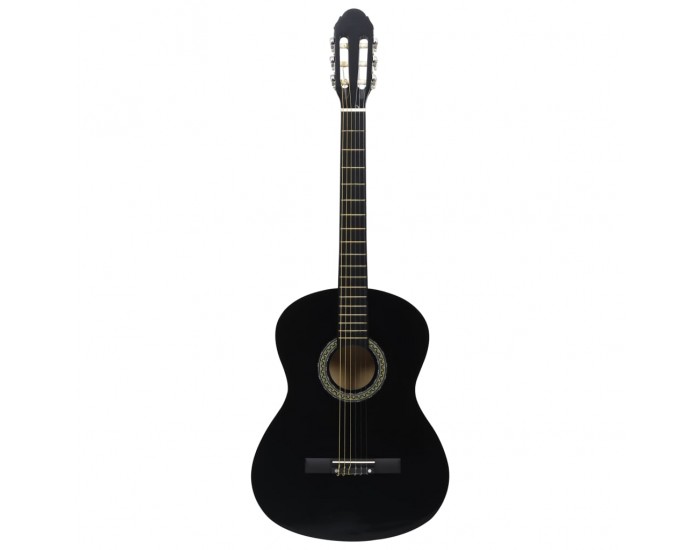 Sonata Комплект класическа китара за начинаещи 12 части черен 4/4 39"