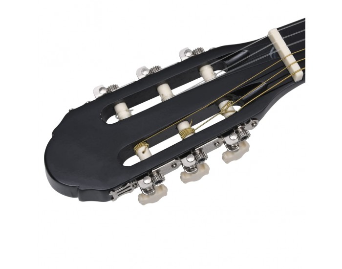 Sonata Комплект класическа китара за начинаещи 12 части черен 4/4 39"