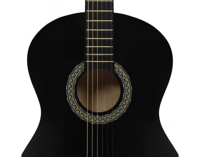 Sonata Комплект класическа китара за начинаещи 12 части черен 4/4 39"