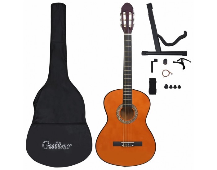 Sonata Комплект класическа китара за начинаещи от 12 части, 4/4, 39"