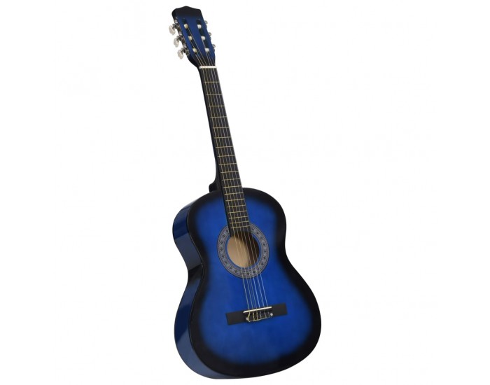Sonata Класическа китара за начинаещи и деца, синя, 3/4, 36"