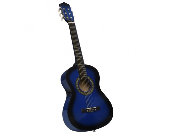 Sonata Класическа китара за начинаещи и деца, синя, 1/2, 34"