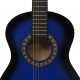 Sonata Класическа китара за начинаещи и деца, синя, 1/2, 34"