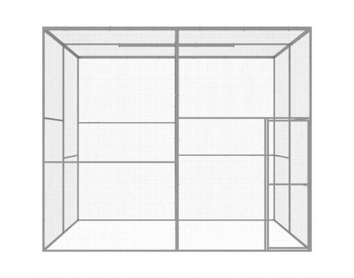 Sonata Клетка за котки 3x3x2,5 м поцинкована стомана