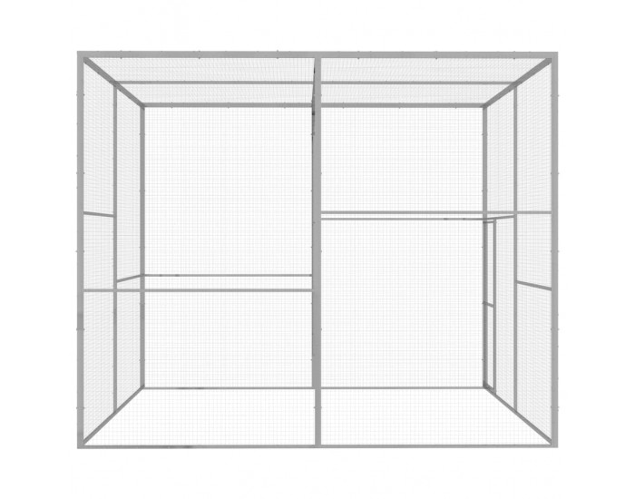 Sonata Клетка за котки 3x3x2,5 м поцинкована стомана