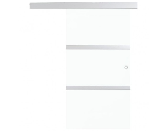 Sonata Плъзгаща врата с меки стопери ESG стъкло и алуминий 90x205 см