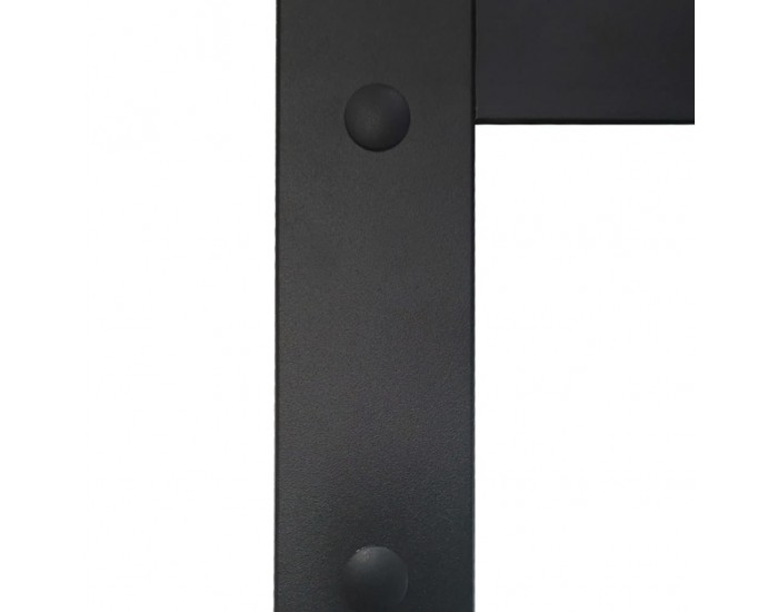 Sonata Плъзгаща врата, алуминий и ESG стъкло, 76х205 см, черна