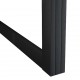 Sonata Плъзгаща врата, алуминий и ESG стъкло, 90x205 см, черна