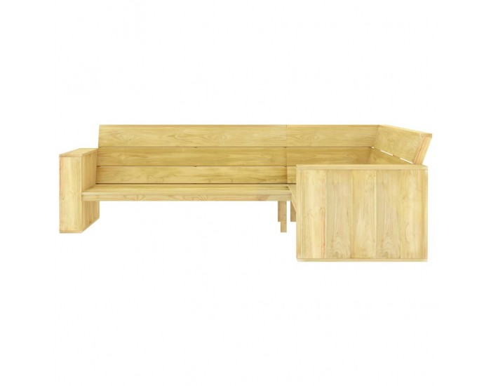 Sonata Градински лаундж комплект от 2 части, импрегниран бор