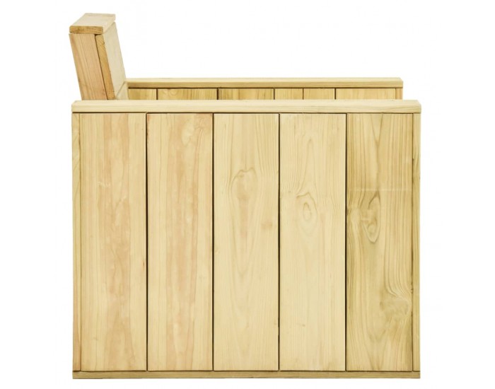 Sonata Градински лаундж комплект от 4 части, импрегниран бор