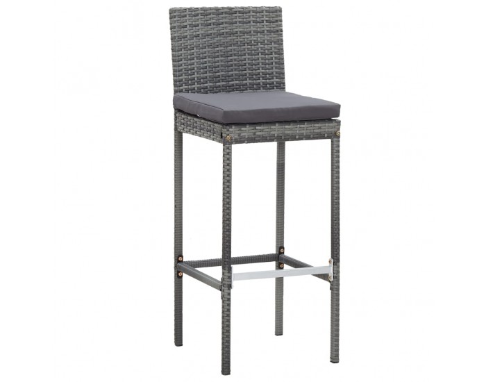 Sonata Градински бар комплект, 9 части, полиратан и акация, сив Sonata Градински бар комплект, 9 части, полиратан и акация, сив