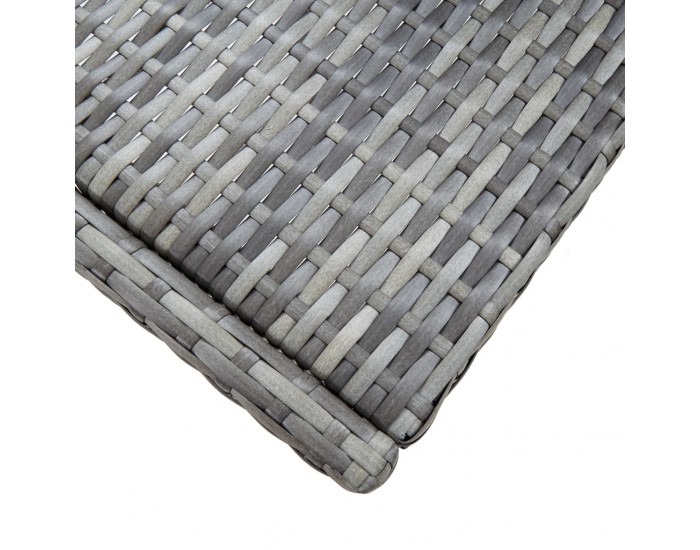 Sonata Градински бар комплект, 9 части, полиратан и акация, сив Sonata Градински бар комплект, 9 части, полиратан и акация, сив