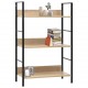 Sonata Етажерка за книги с 3 рафта, дъб, 60x27,6x90,5 см, ПДЧ