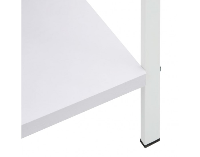 Sonata Етажерка за книги с 3 рафта, бяла, 60x27,6x90,5 см, ПДЧ