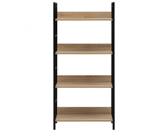 Sonata Етажерка за книги с 4 рафта, дъб, 60x27,6x124,5 см, ПДЧ