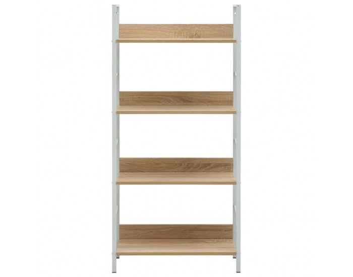 Sonata Етажерка за книги с 4 рафта, дъб, 60x27,6x124,5 см, ПДЧ