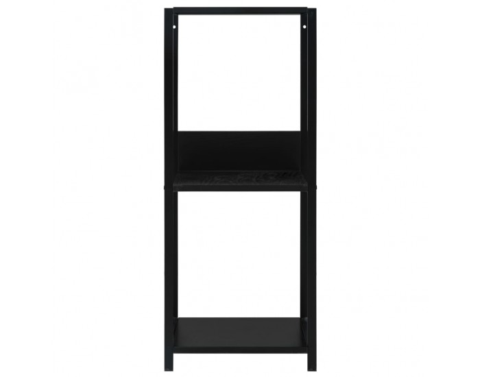 Sonata Малка етажерка за книги, черна, 33,5x39,6x79,7 см, ПДЧ