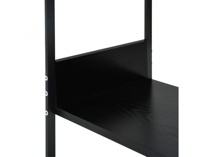 Sonata Малка етажерка за книги, черна, 33,5x39,6x79,7 см, ПДЧ