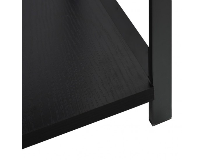 Sonata Малка етажерка за книги, черна, 33,5x39,6x79,7 см, ПДЧ