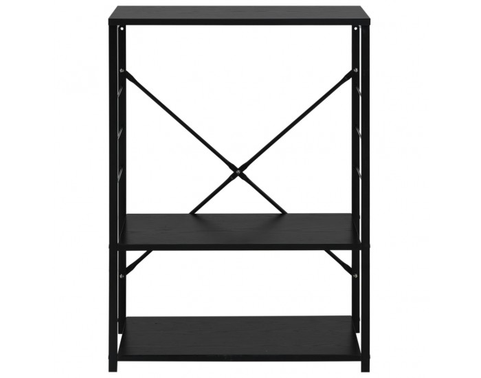 Sonata Шкаф за микровълнова, черен, 60x39,6x79,5 см, ПДЧ