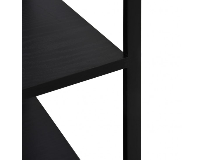 Sonata Шкаф за микровълнова, черен, 60x39,6x79,5 см, ПДЧ