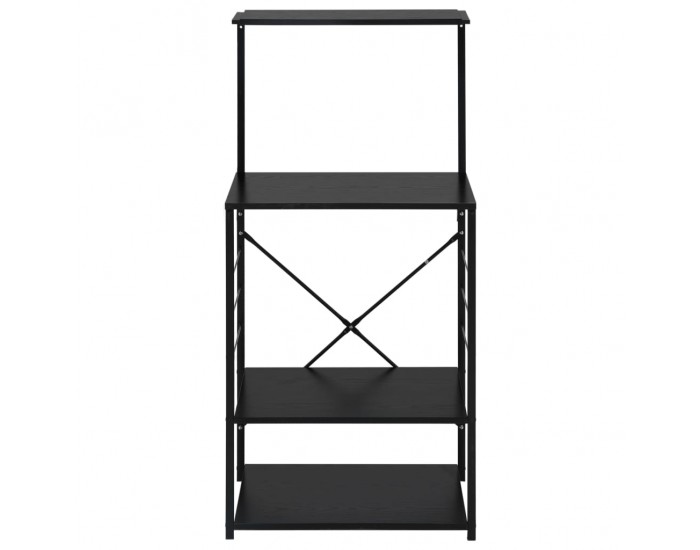 Sonata Шкаф за микровълнова, черен, 60x39,6x123 см, ПДЧ Sonata Шкаф за микровълнова, черен, 60x39,6x123 см, ПДЧ