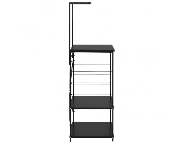 Sonata Шкаф за микровълнова, черен, 60x39,6x123 см, ПДЧ Sonata Шкаф за микровълнова, черен, 60x39,6x123 см, ПДЧ