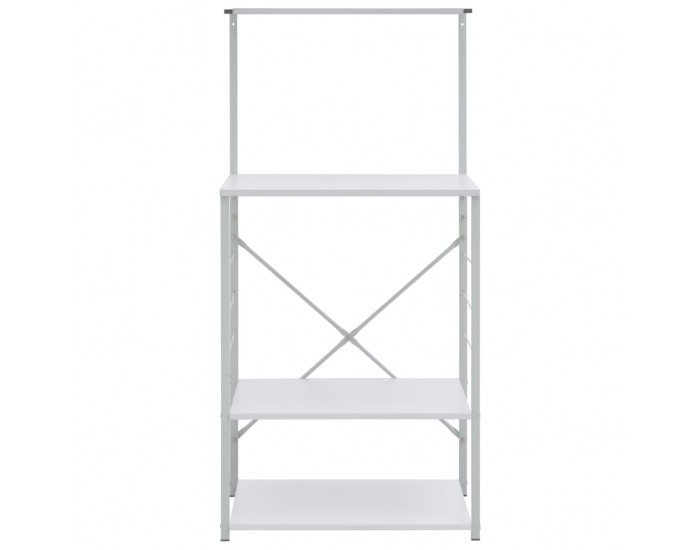 Sonata Шкаф за микровълнова, бял, 60x39,6x123 см, ПДЧ