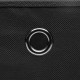 Sonata Кутии за съхранение с капаци, 4 бр, черни, 32x32x32 см, текстил