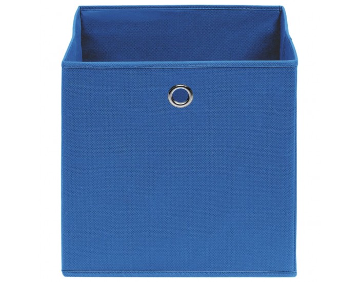 Sonata Кутии за съхранение, 10 бр, сини, 32x32x32 см, текстил