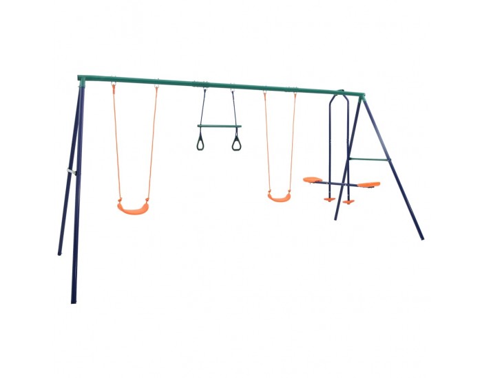 Sonata Комплект гимнастически халки и люлки с 4 седалки, стомана