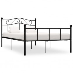 Sonata Рамка за легло, черна, метал, 160x200 см - Легла